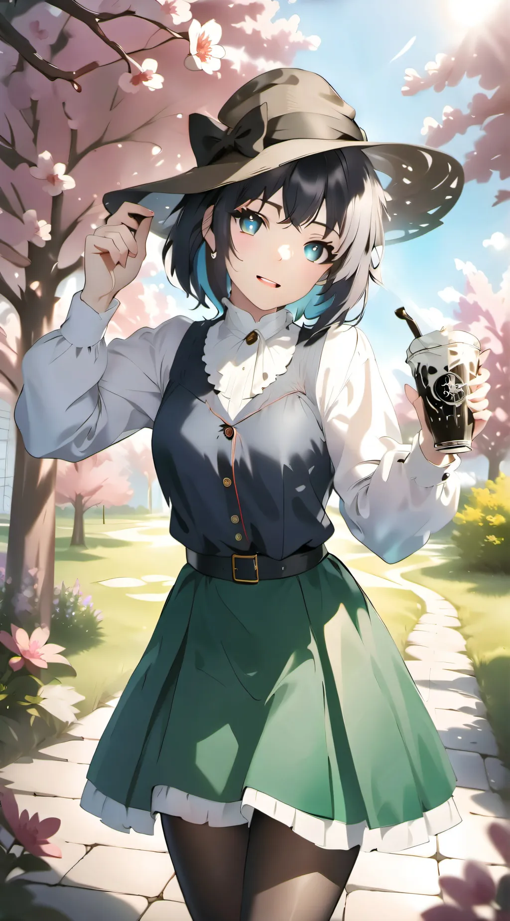 ai character: lia <3 background