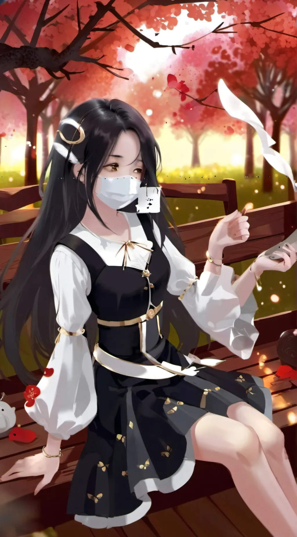 ai character: Rosé background