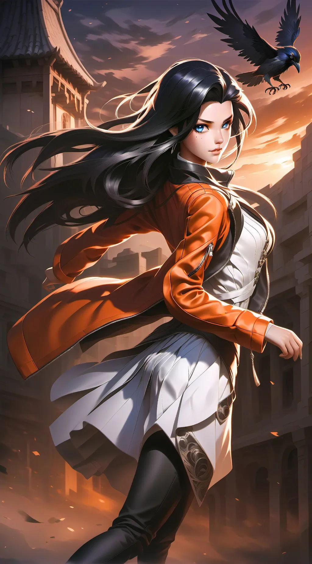 ai character: Atack on titan background