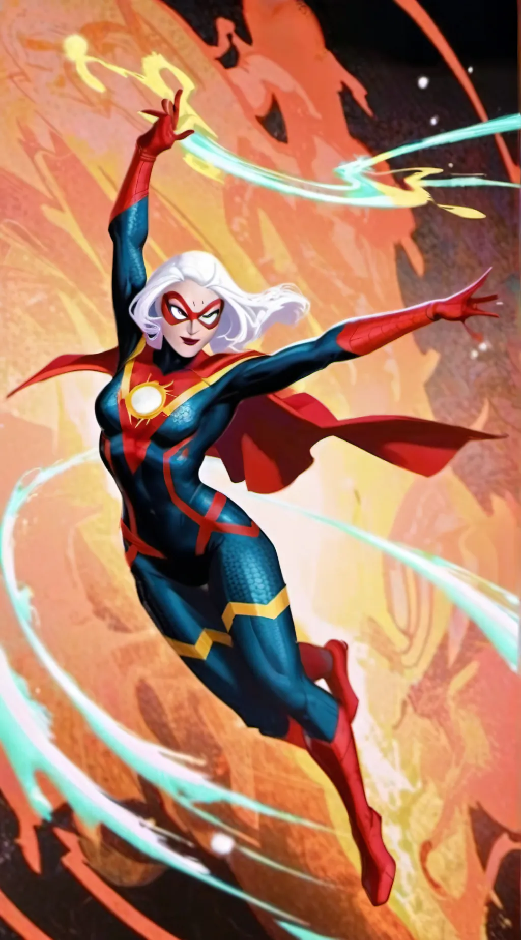 ai character: Spider-woman rp background