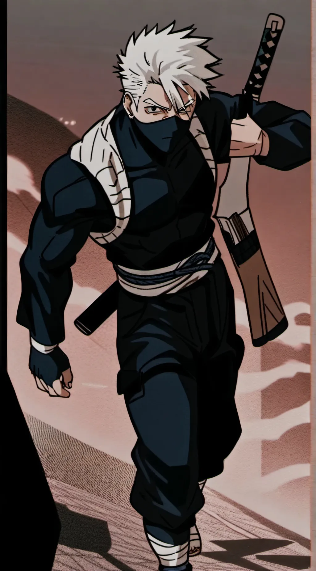 ai character: Kakashi hatake background