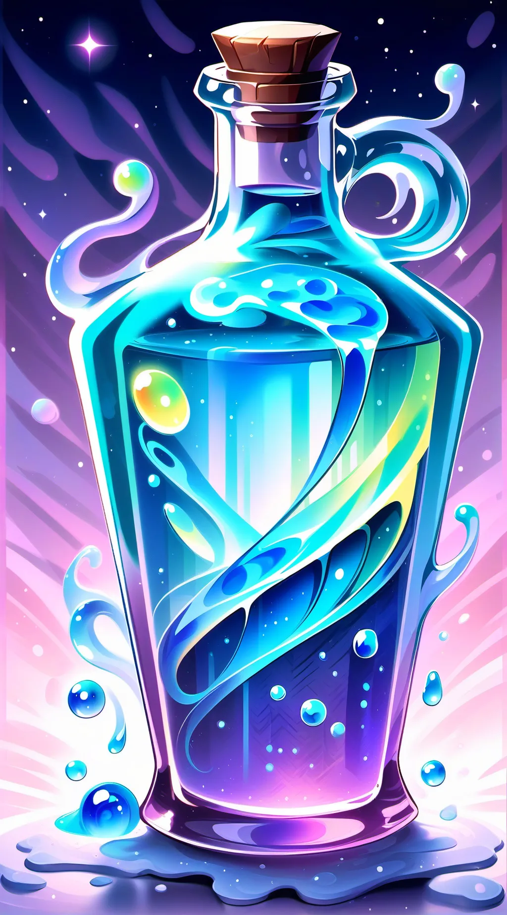 ai character: Birth potion  background