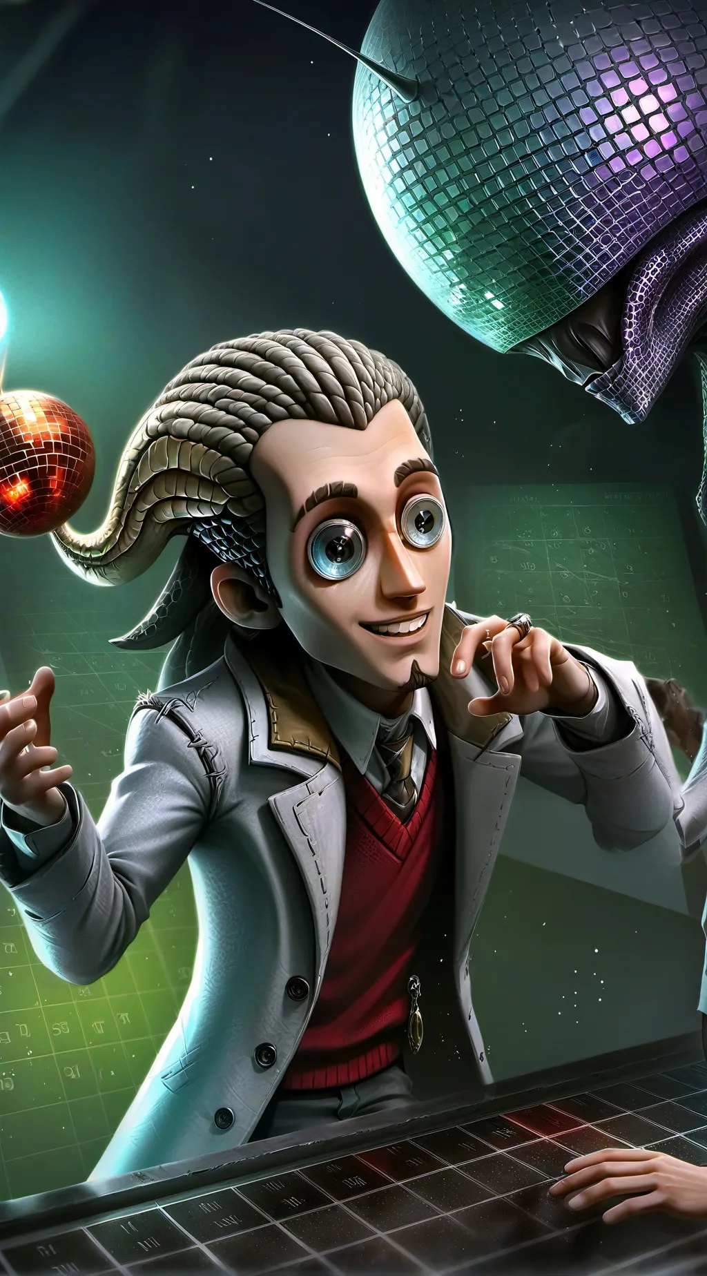 ai character: Klark Zenar background