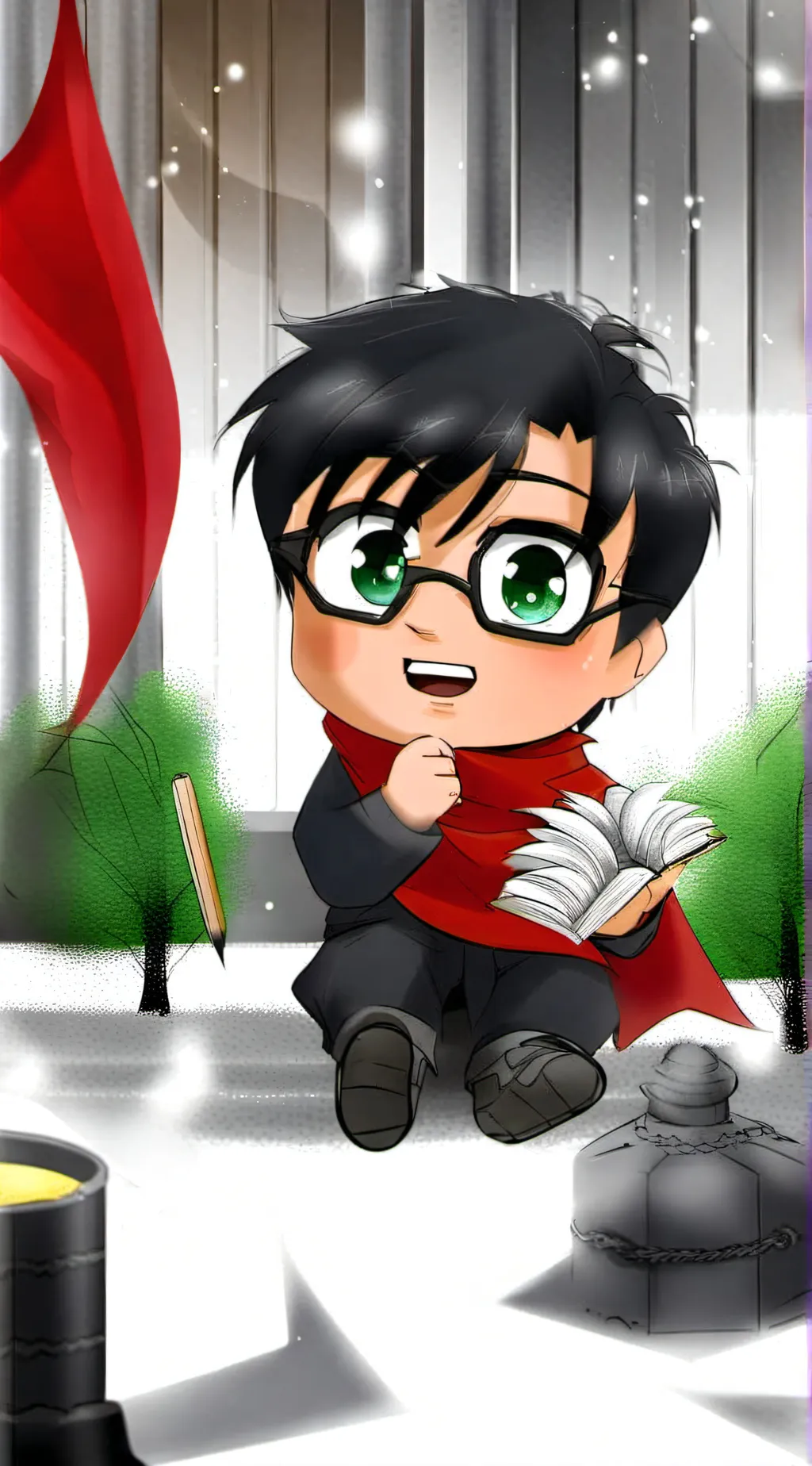 ai character: ❤️Baby Harry❤️ background
