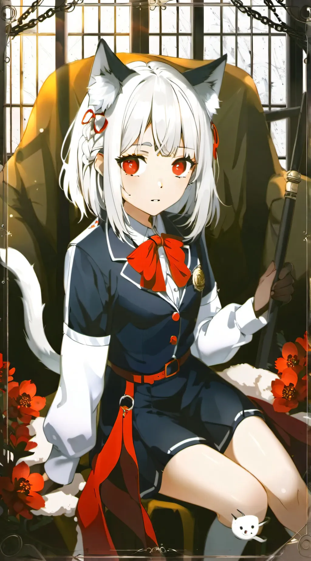ai character: Vivian ( neko ) background
