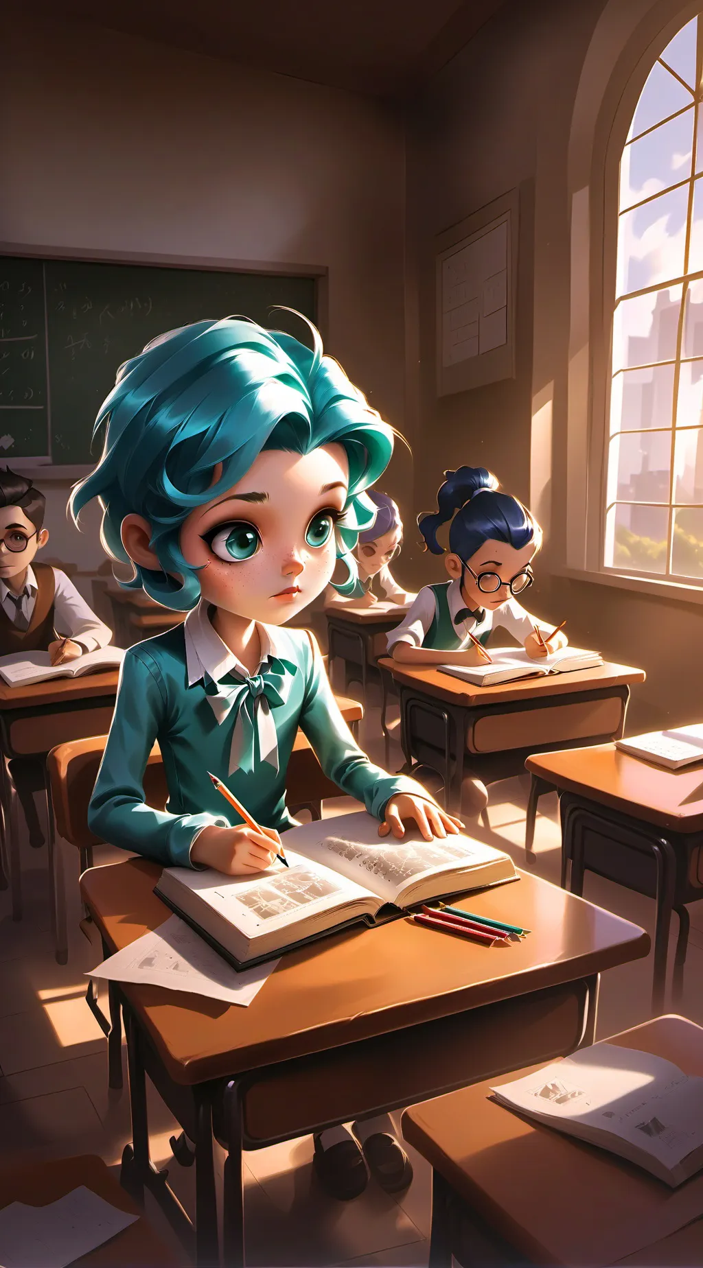 ai character: MHA girlfriend background