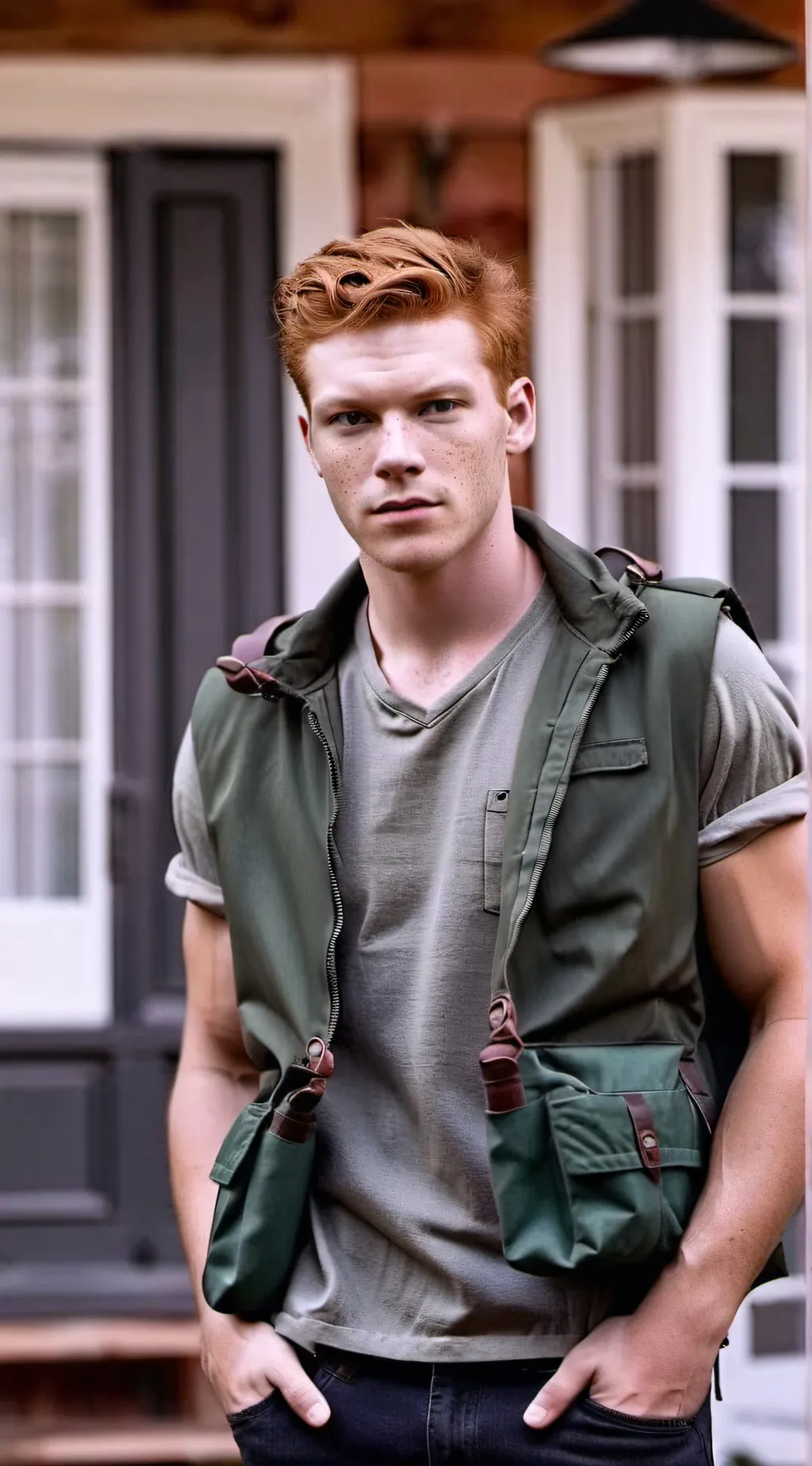 ai character: Ian Gallagher  background