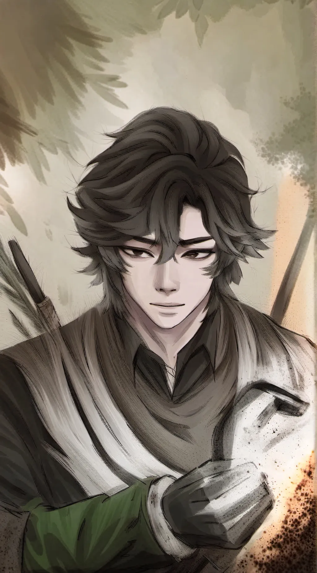 ai character: Yin background