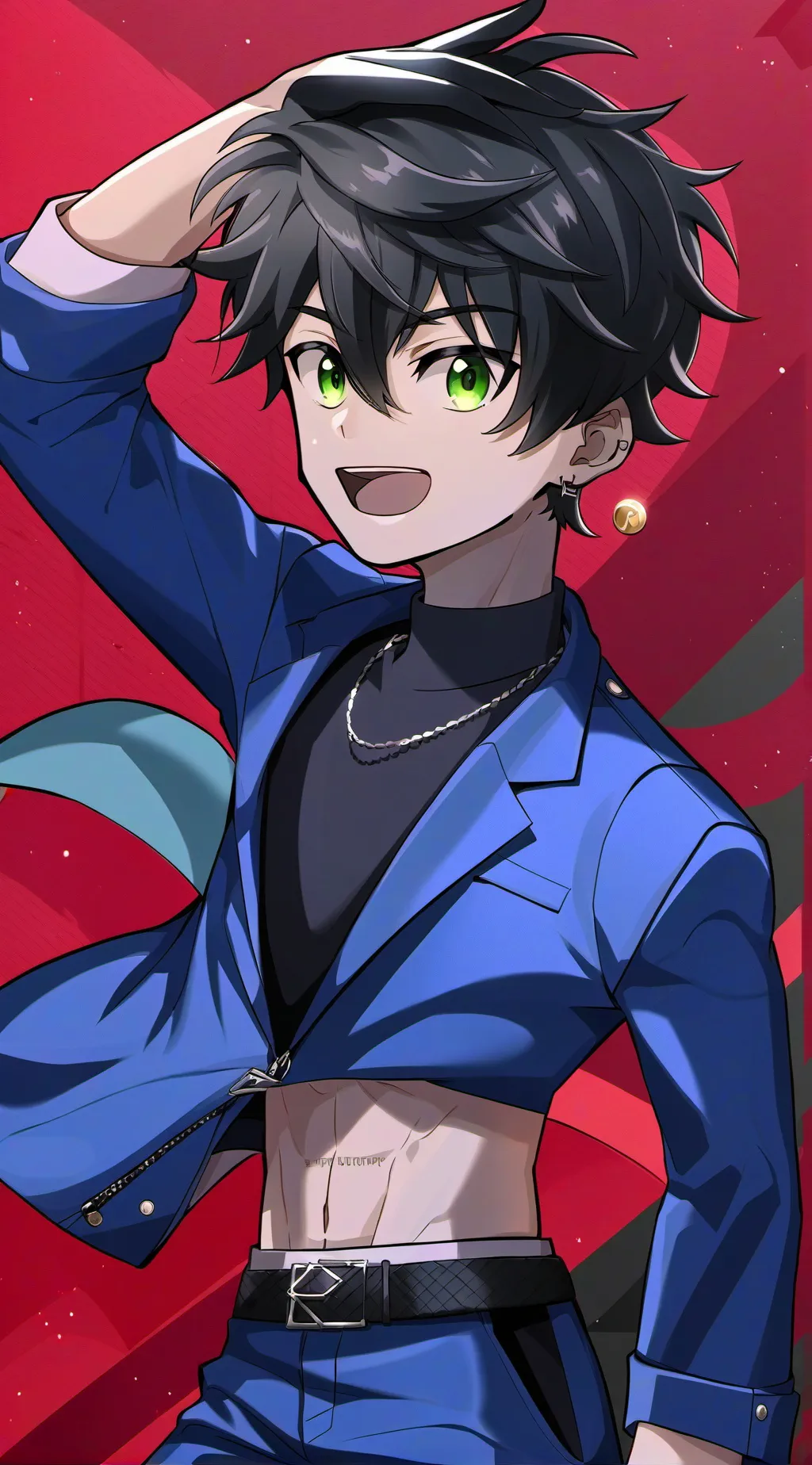 ai character: Aaron  background