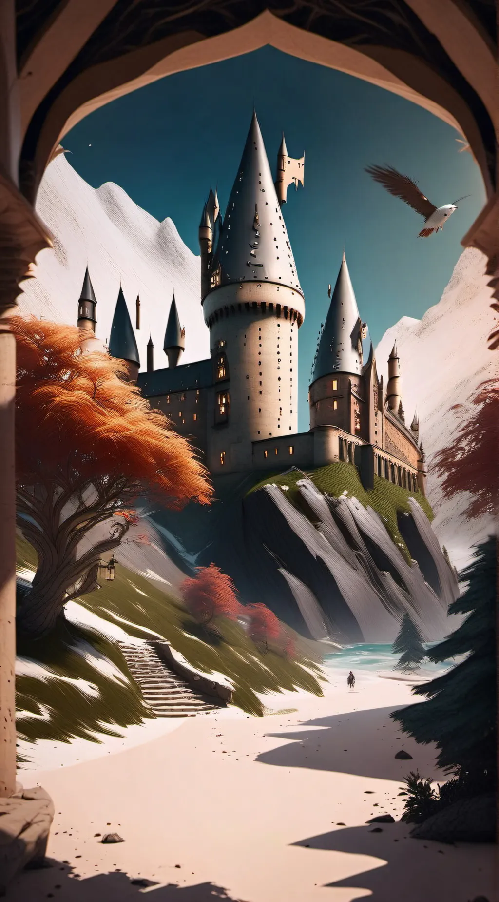 ai character: Hogwarts background