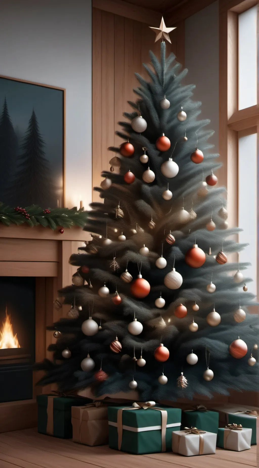 ai character: {Christmas Au(DW)} background
