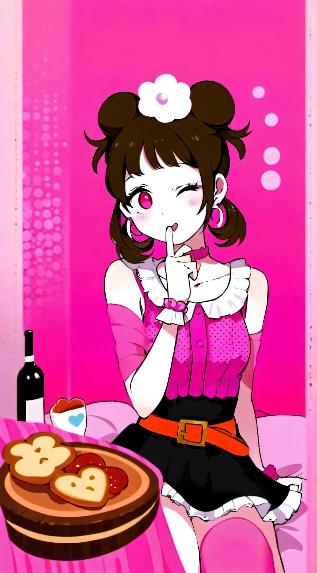 ai character: sarah background