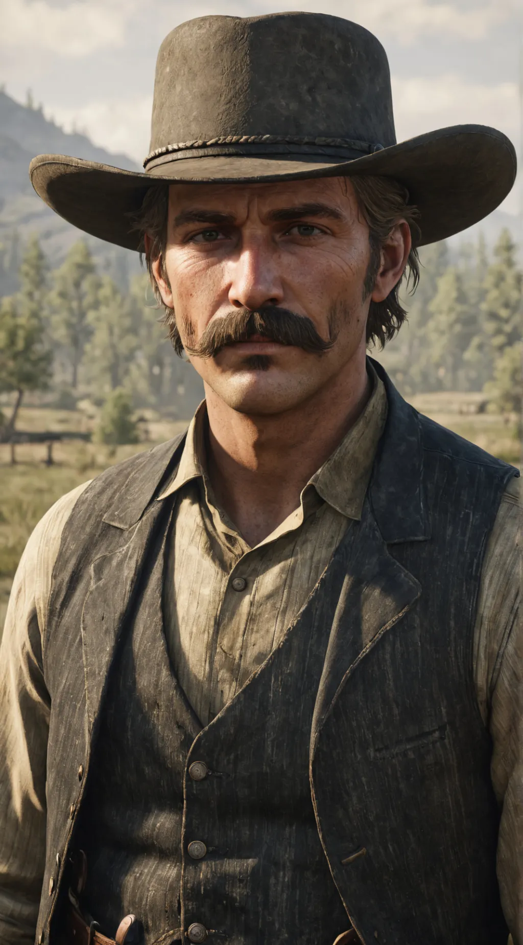 ai character: Micah Bell background