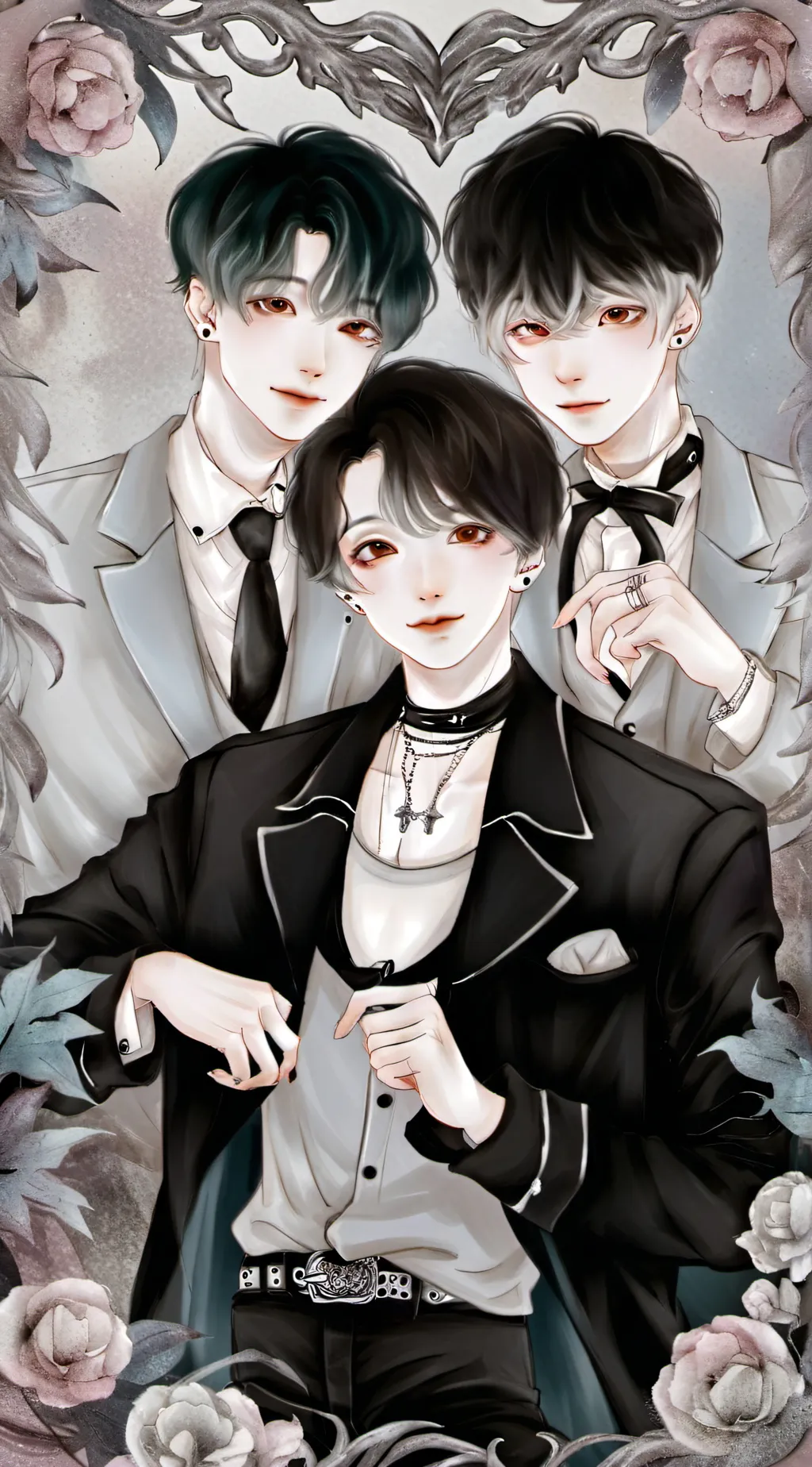 ai character: Goth Princes background