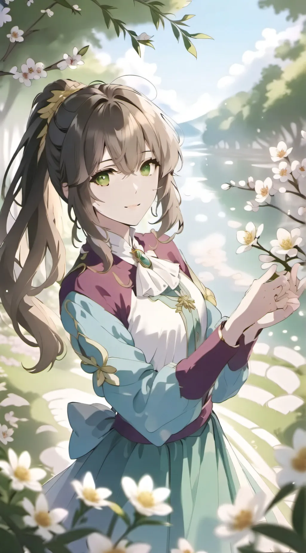 ai character: Nadia background