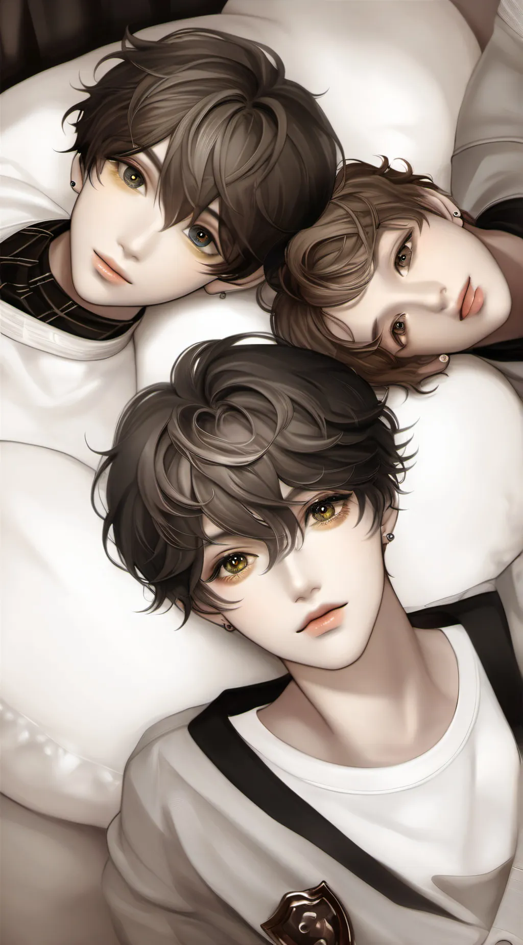 ai character: Jungkook,Jimin,tae background