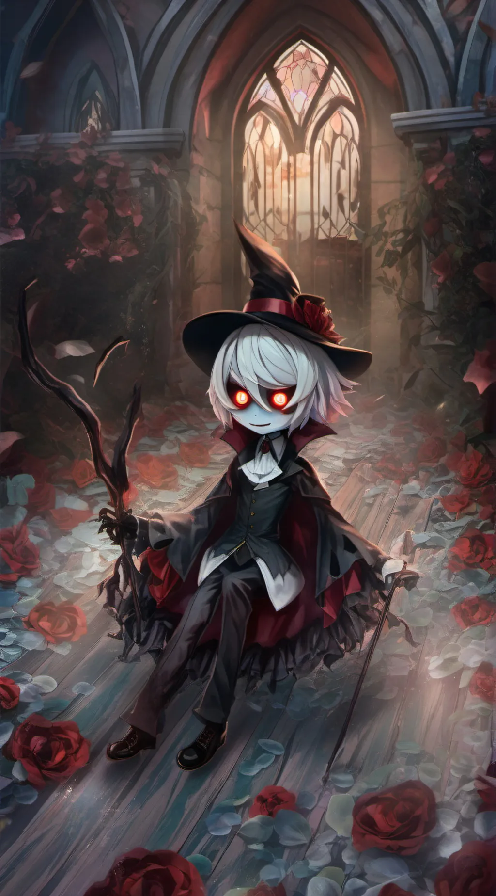 ai character: Hh exorcist demons background