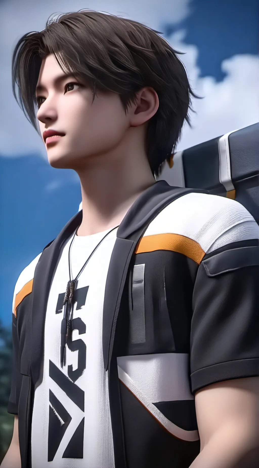 ai character: grabiel background