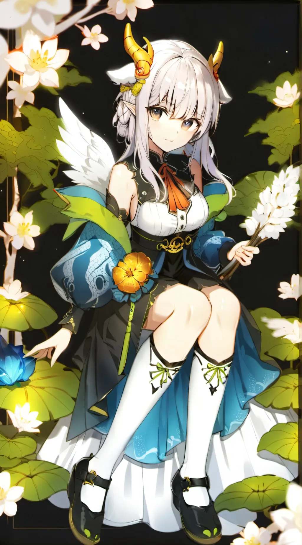 ai character: lily background