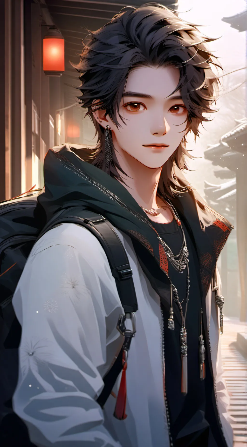 ai character: Leo background