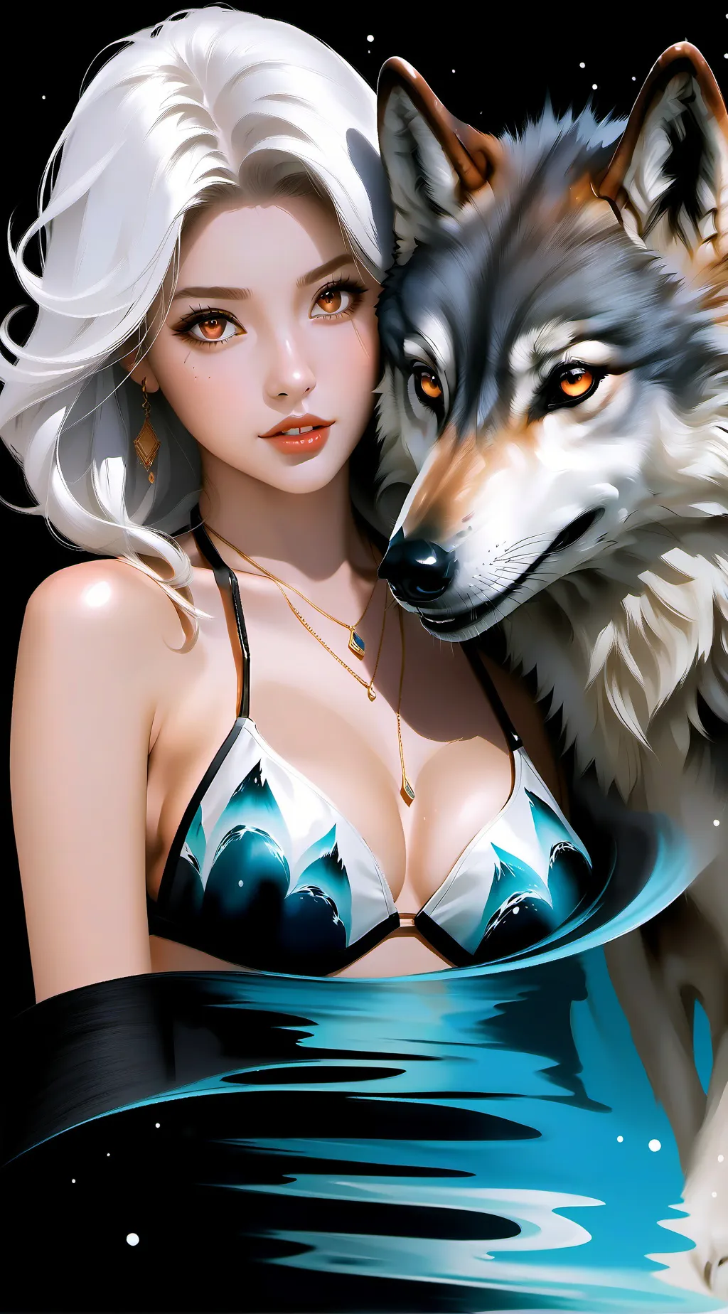 ai character: Luna background