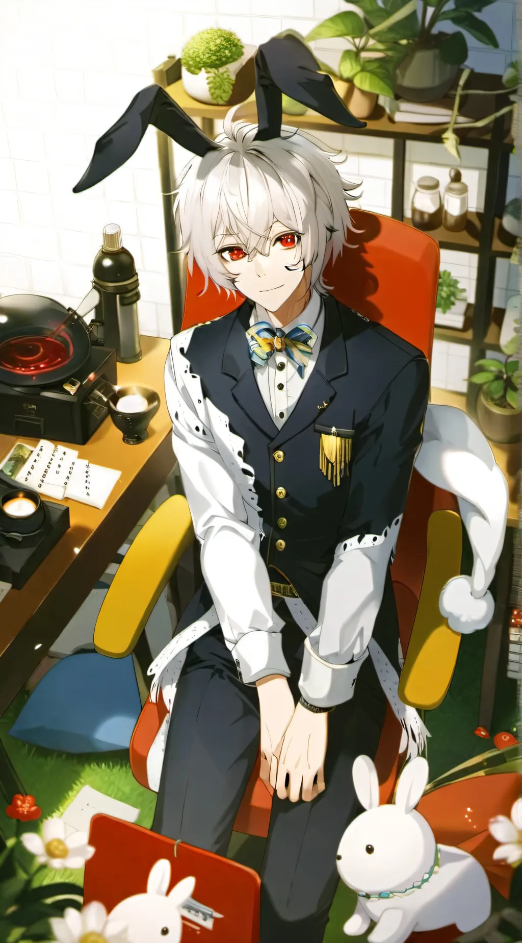 ai character: ✌︎ZĒKĒ◇ background