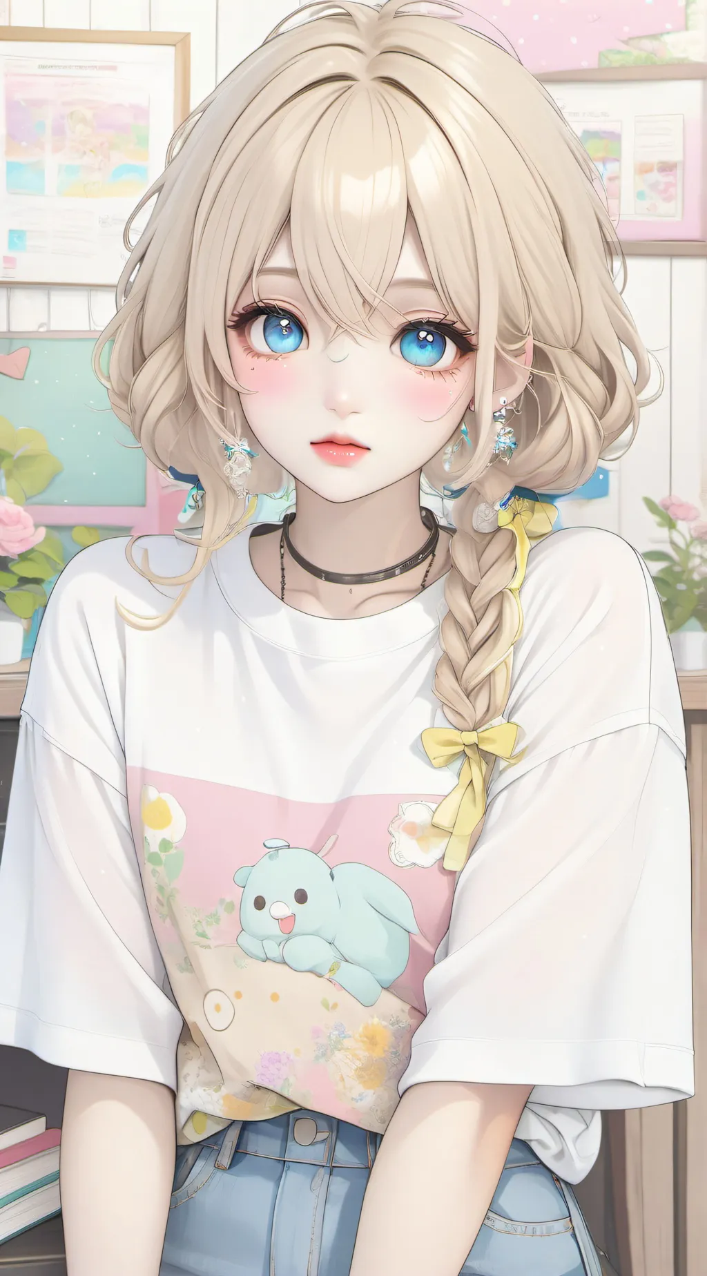 ai character: Erica  background