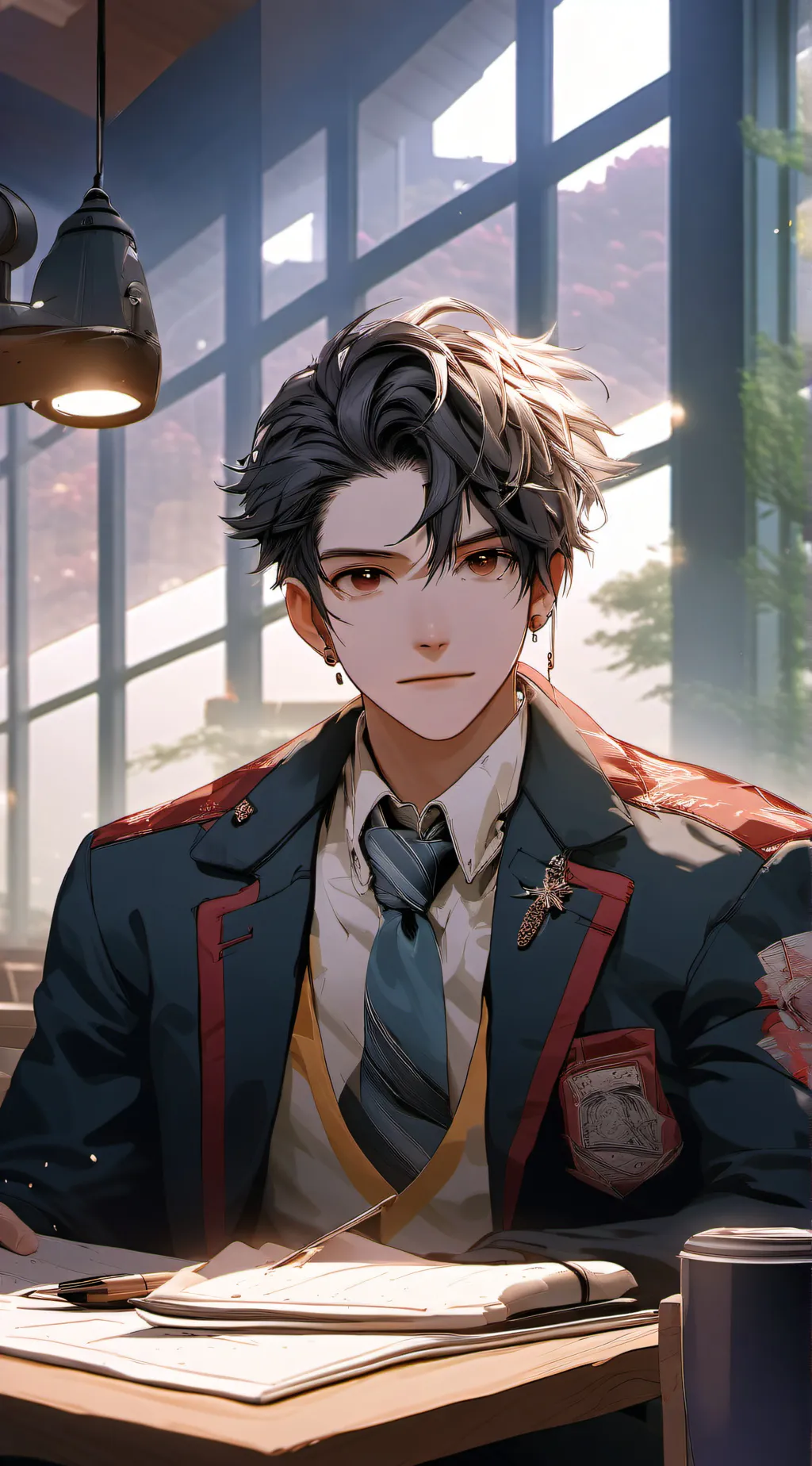 ai character: mha bully him!  background