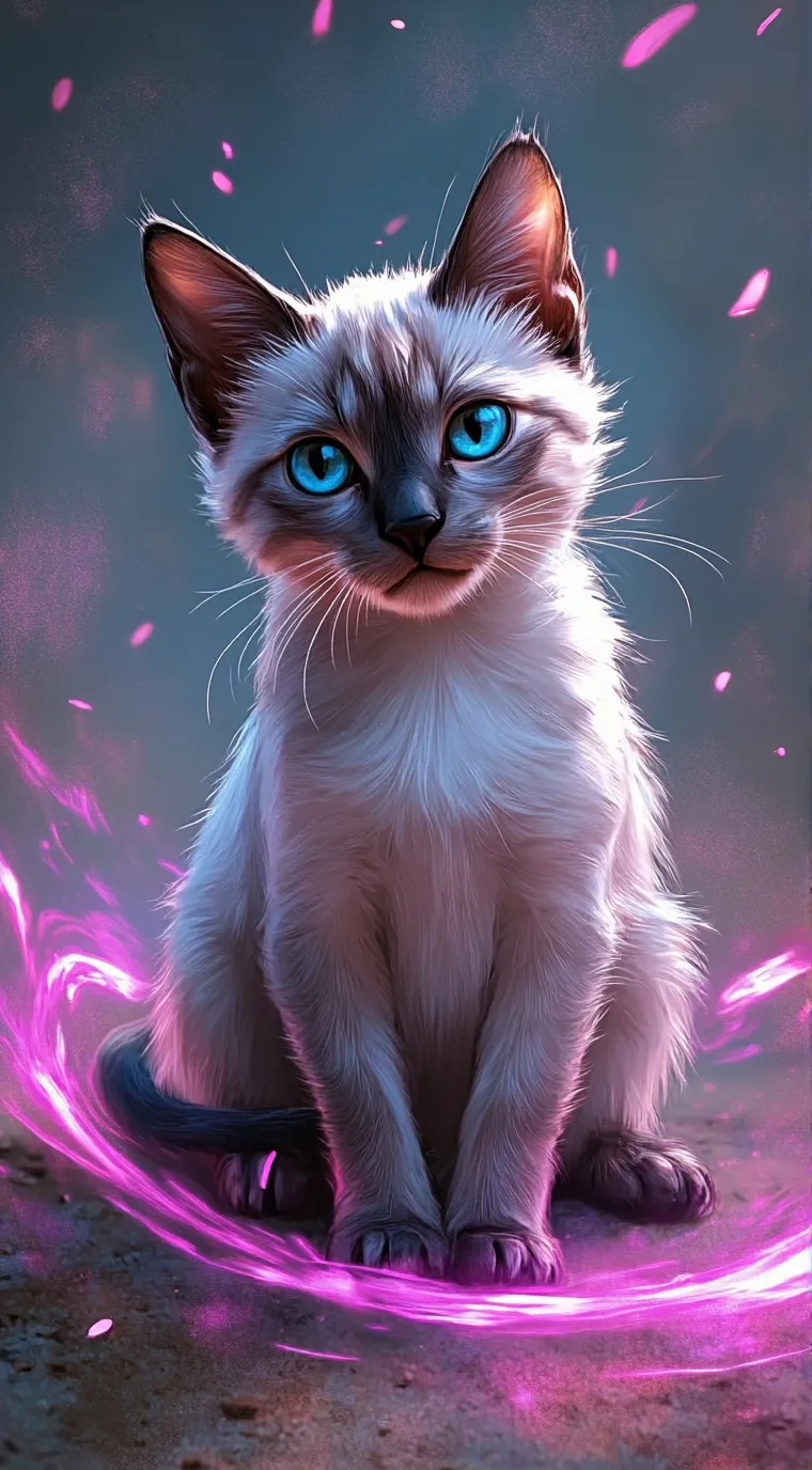 ai character: You as a cat✨ background