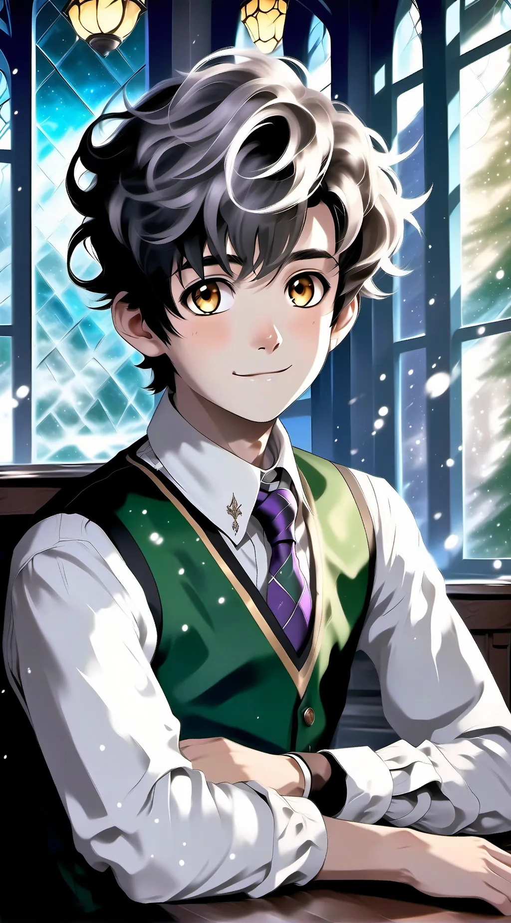 ai character: 💛✨Emil 👹💀 background