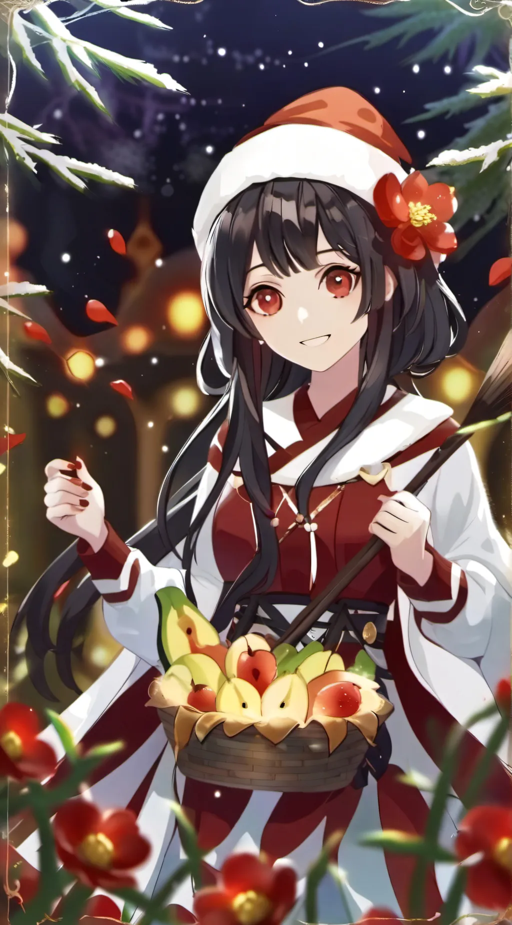 ai character: HASHIRA GO CAMPING background