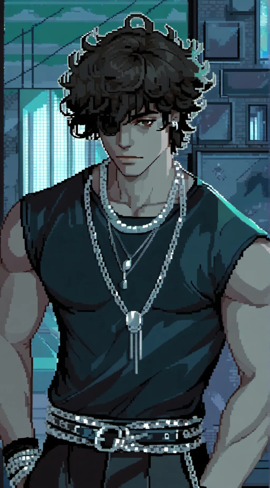 ai character: Kai  background