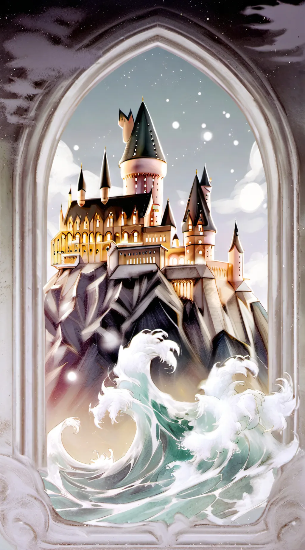 ai character: Hogwarts ✨✨✨ background