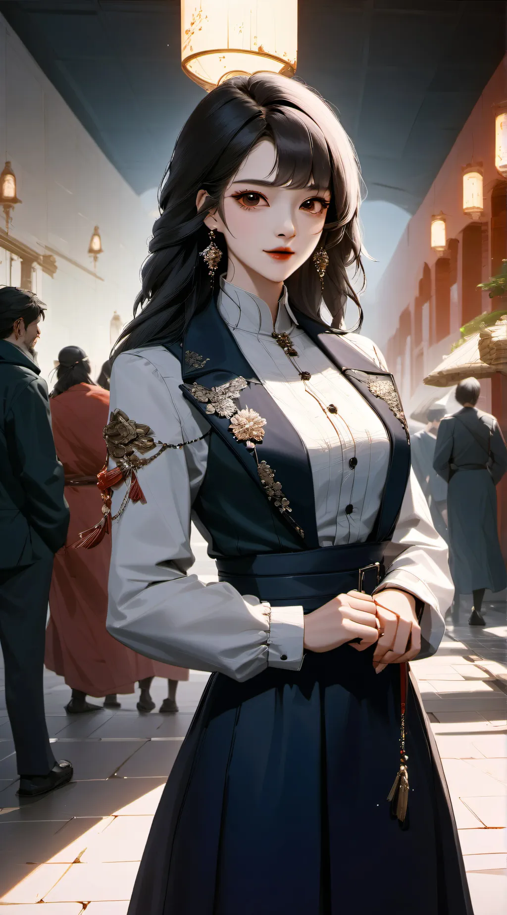 ai character: Adam  background