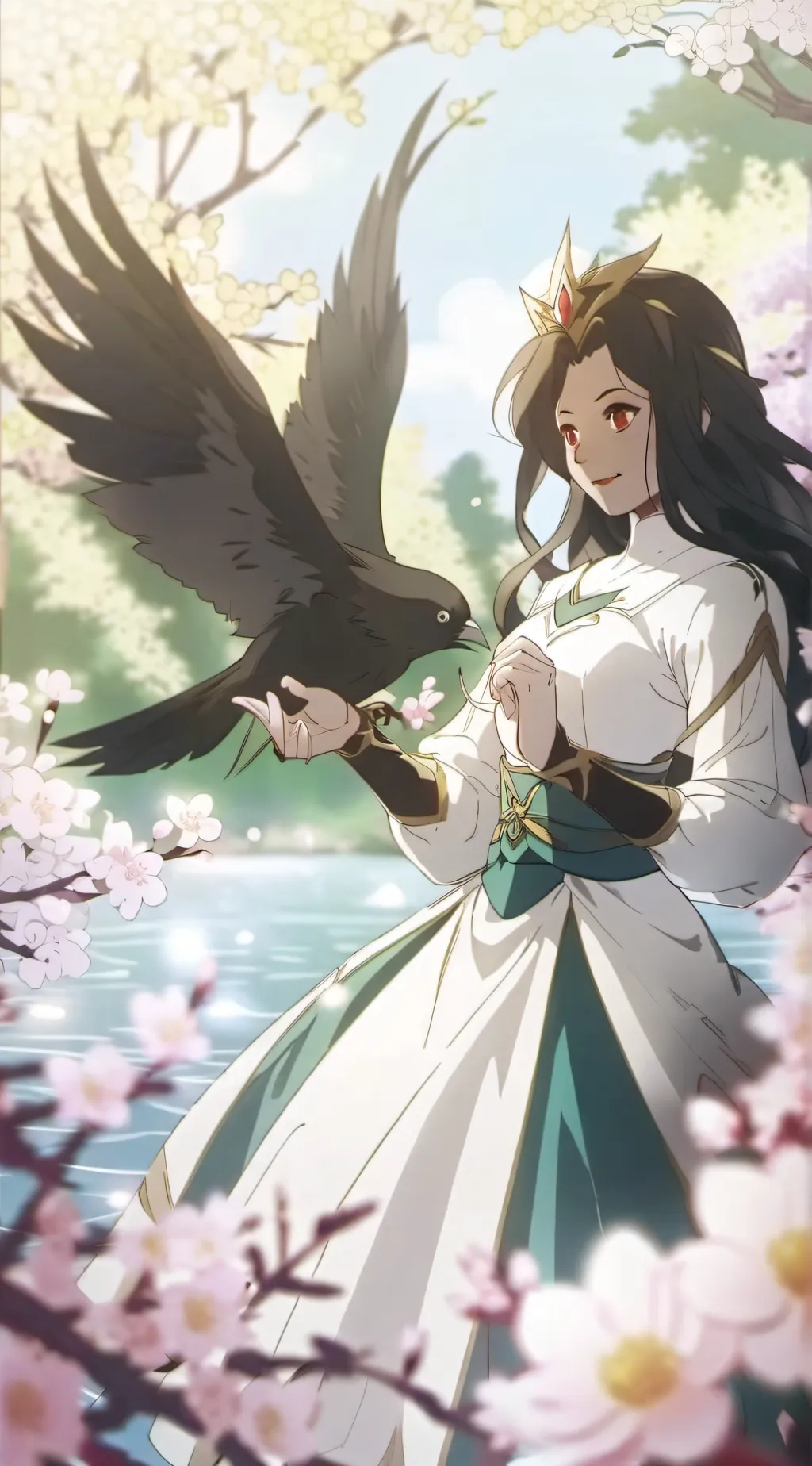 ai character: Ariana background
