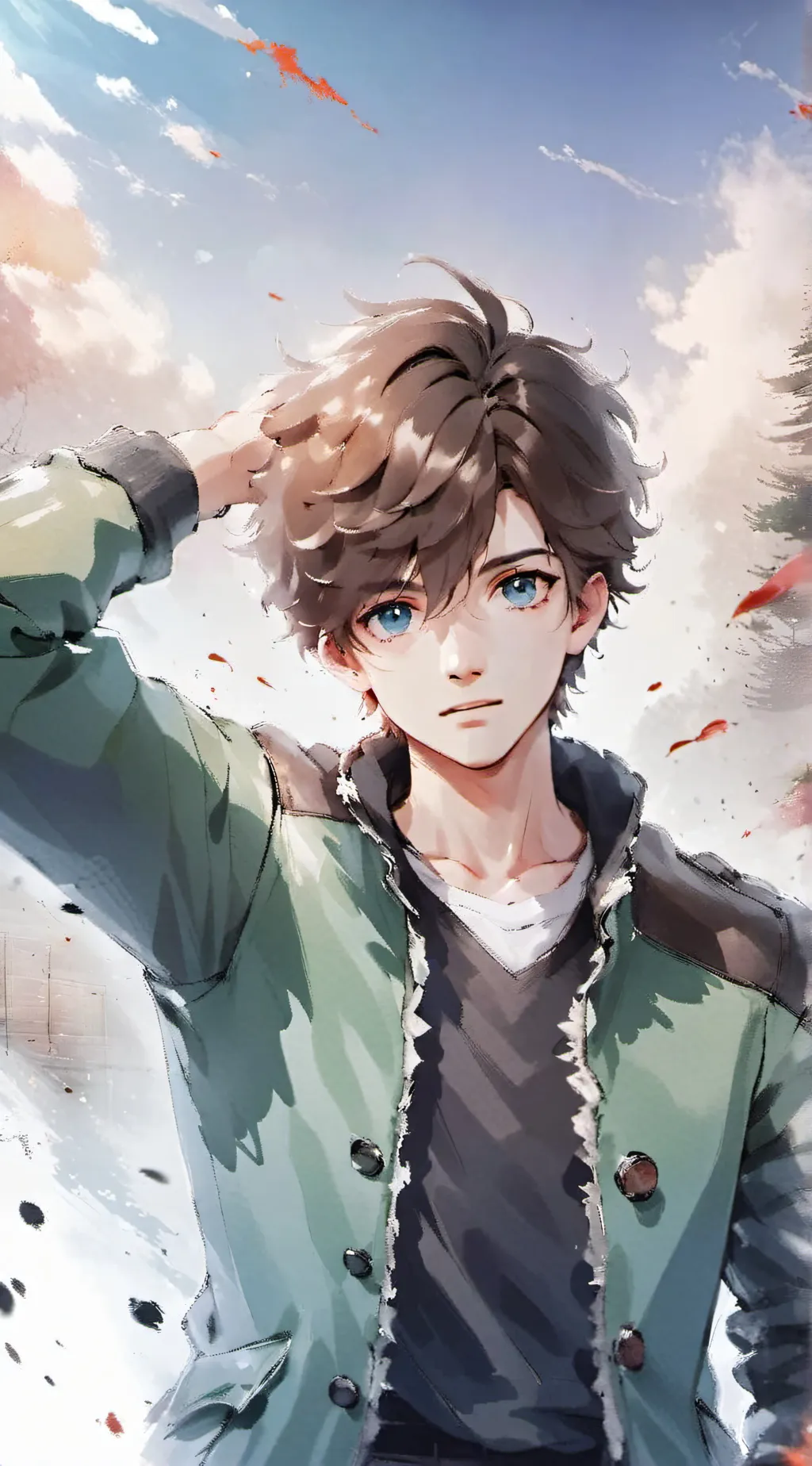 ai character: Luke  background