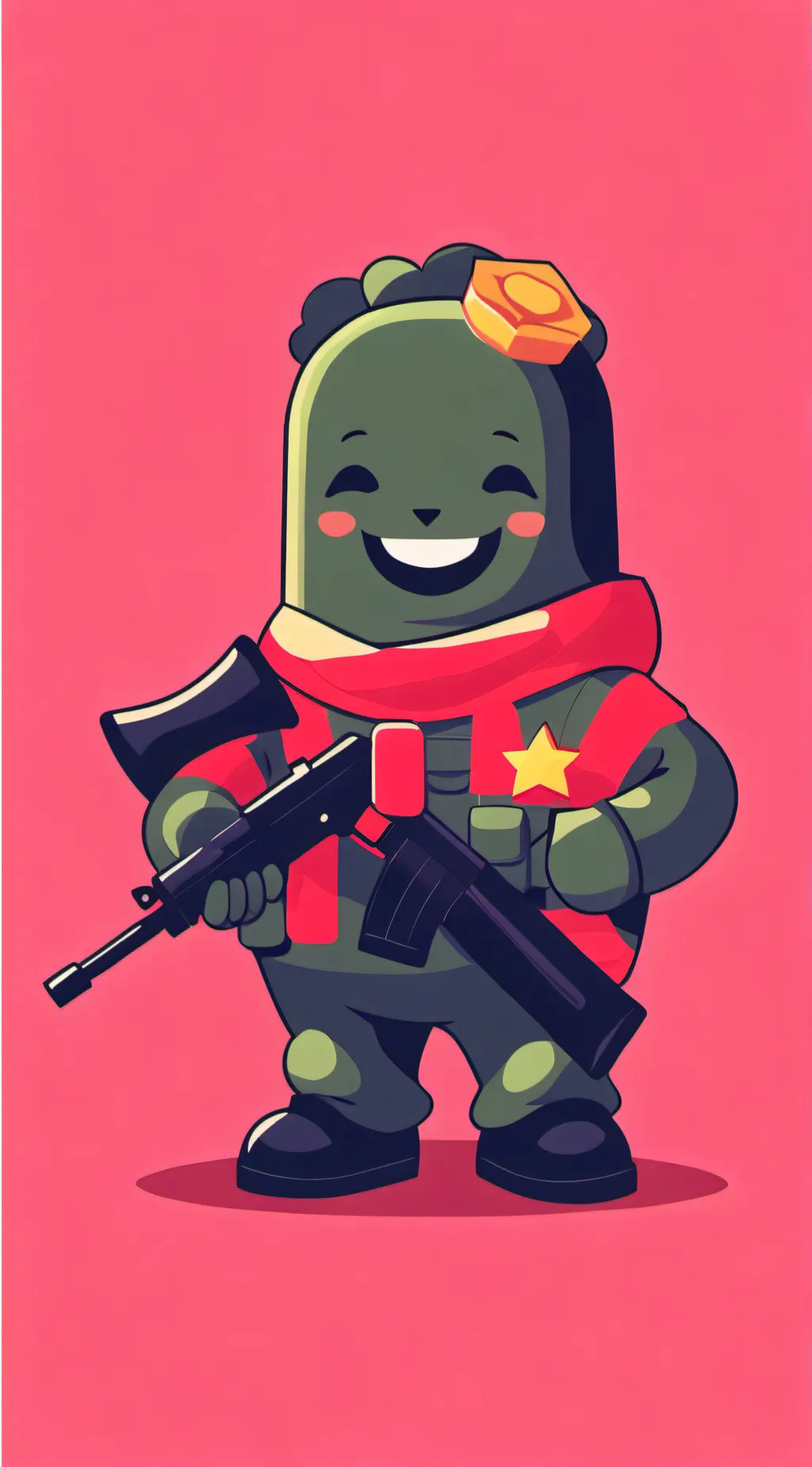 ai character: weird background