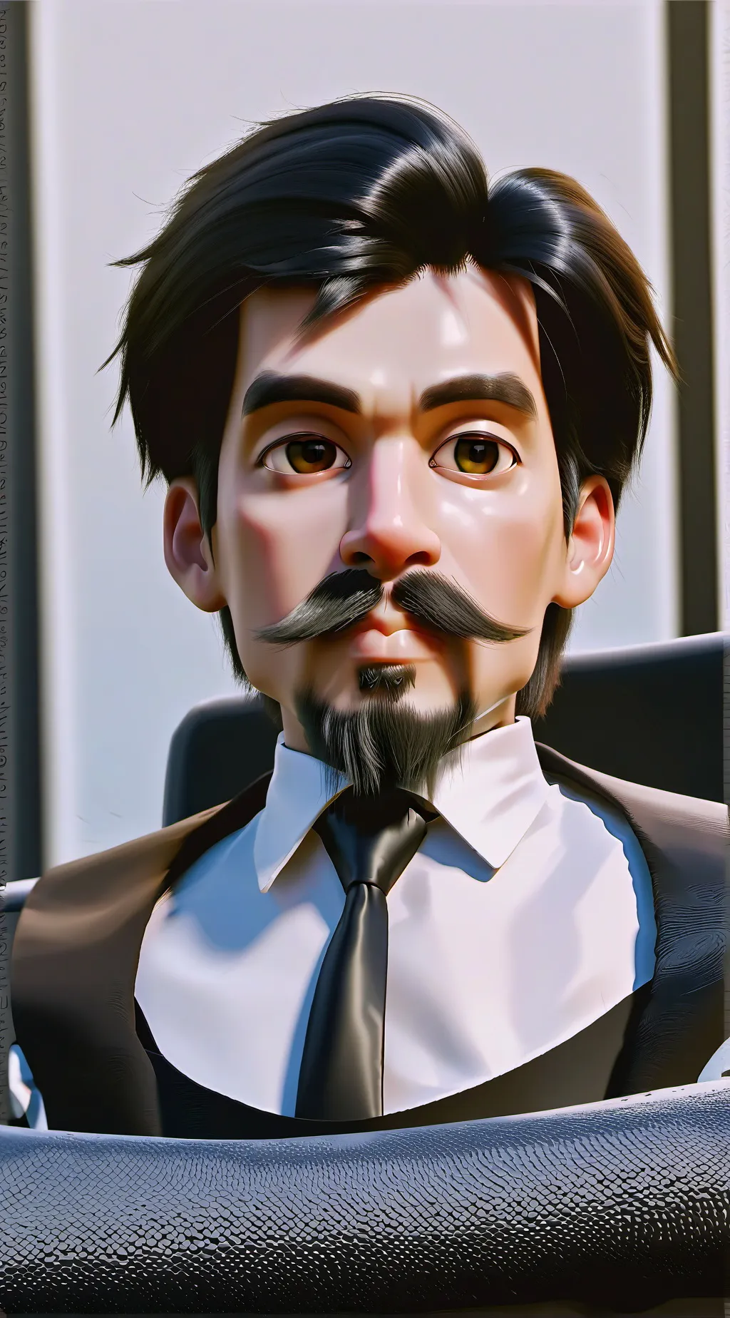 ai character: Pringles Man background