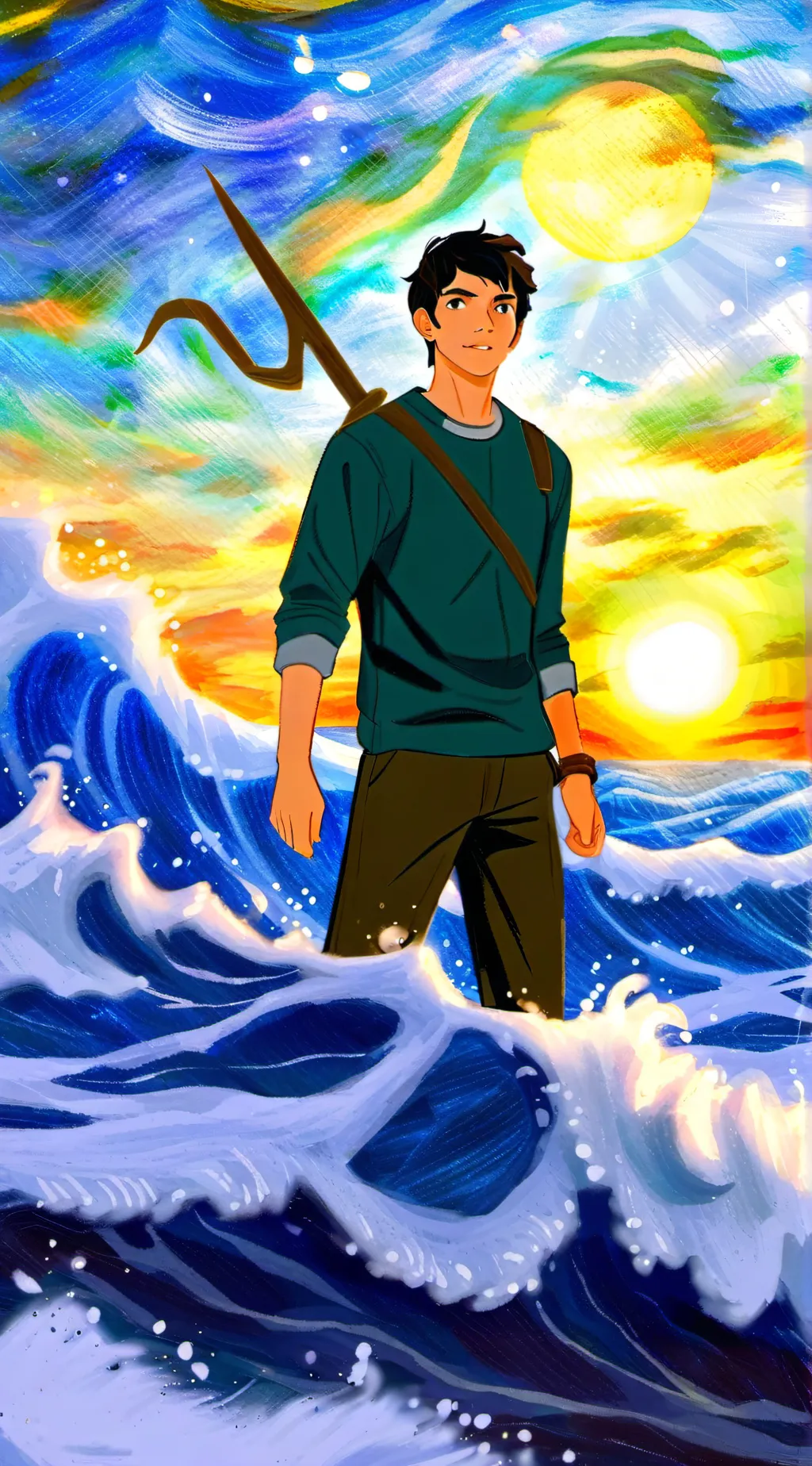 ai character: camp half blood  background