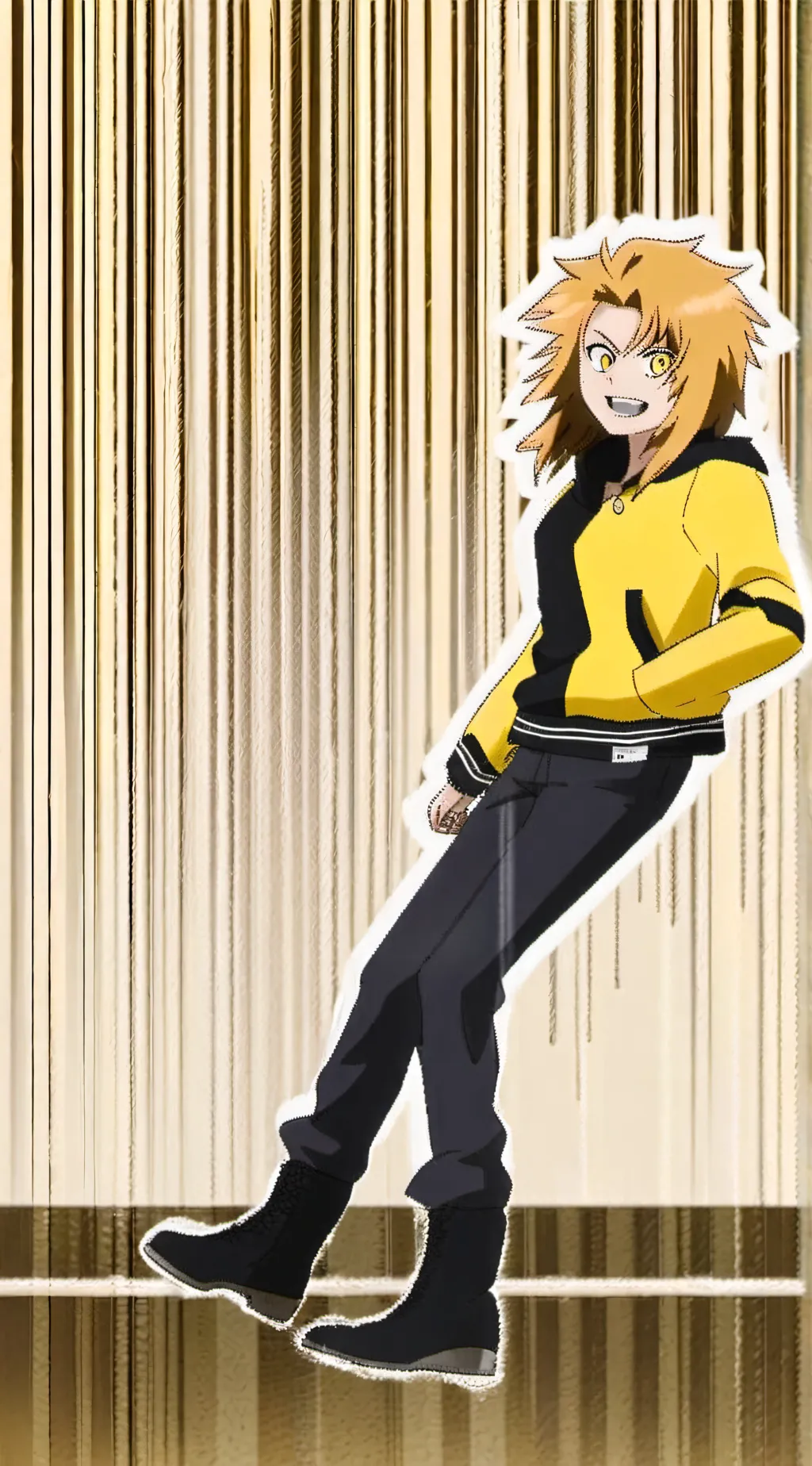 ai character: MHA(denkis sis) background