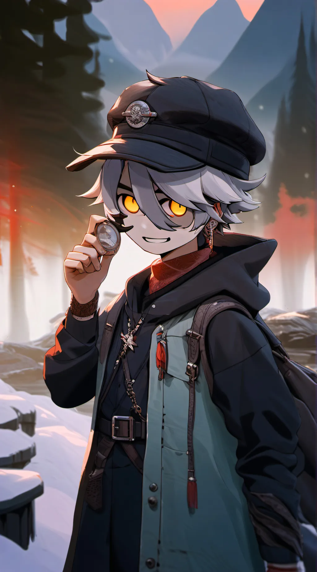 ai character: Derek  background