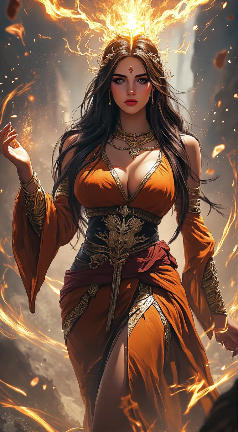 ai character: Aurora background