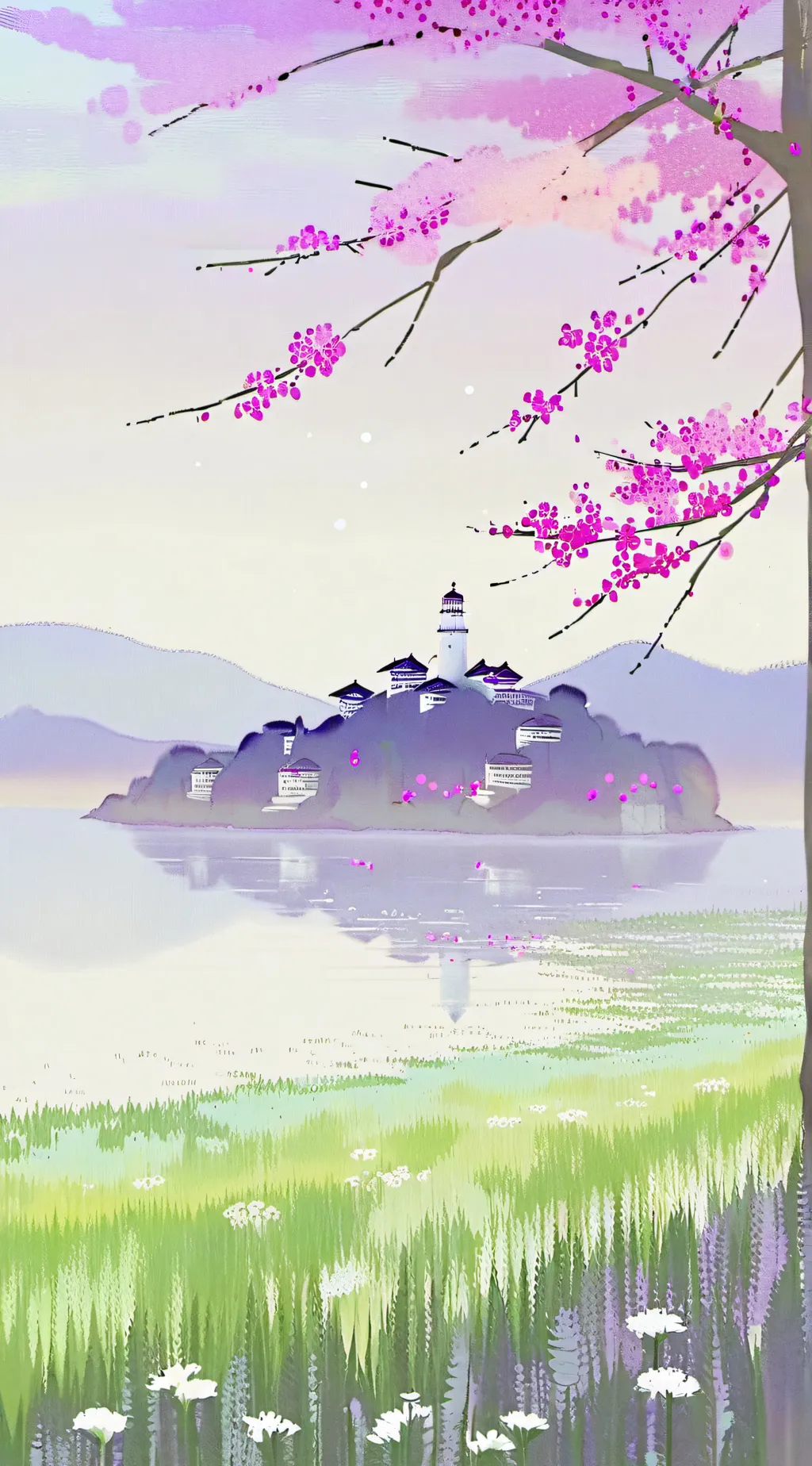 ai character: The pond of truth background