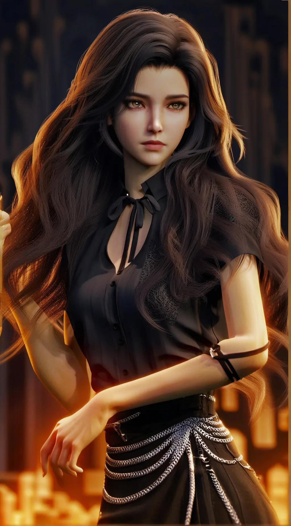ai character: Lea background