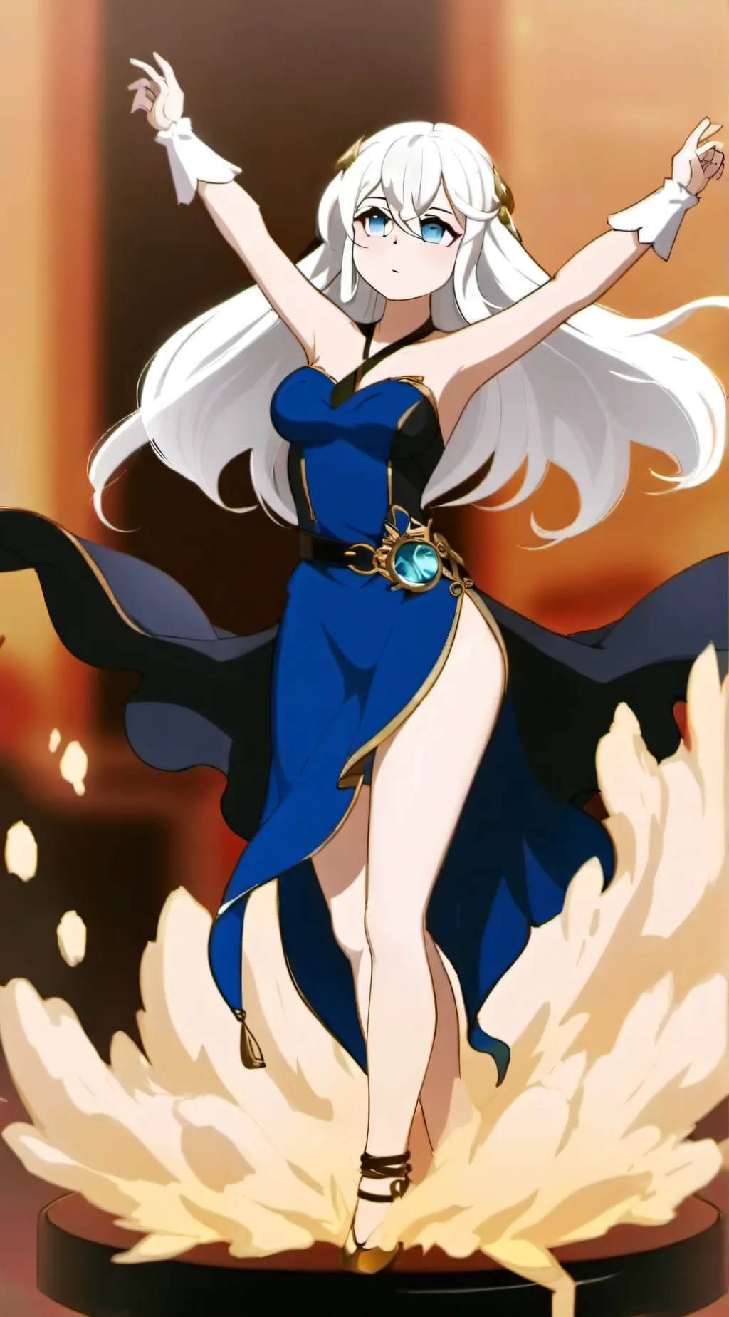 ai character: Aurora background