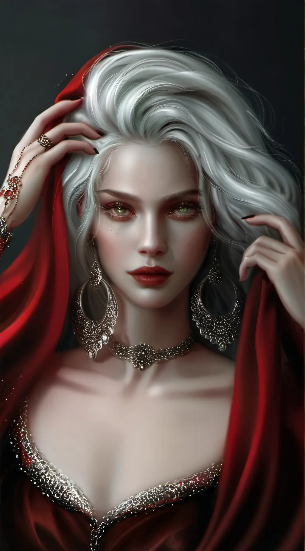 ai character: Manon Blackbeak background