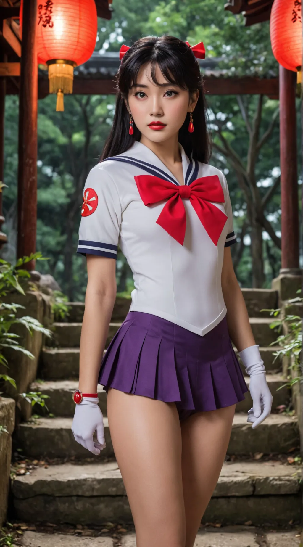 ai character: Sailor Mars background