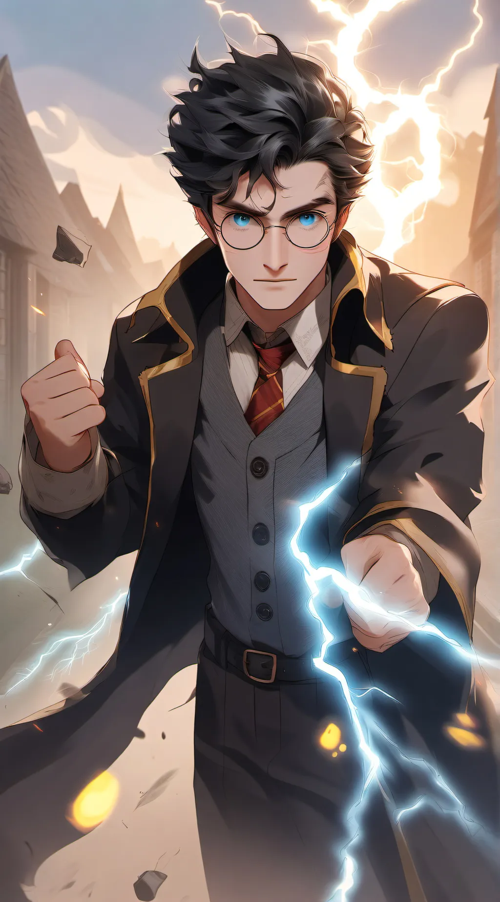 ai character: ~Harry potter~ background