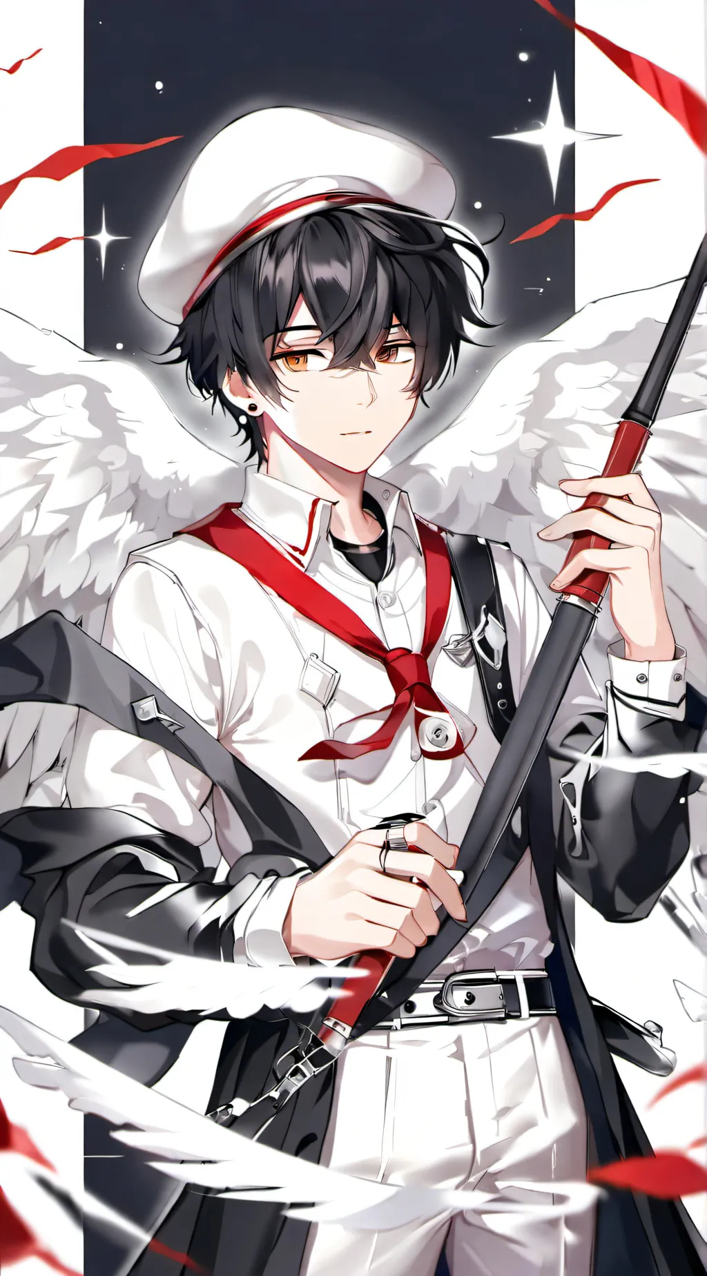 ai character: angel  background