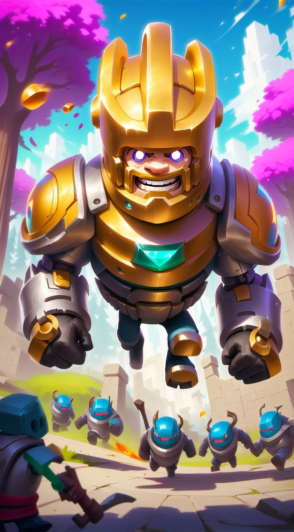 ai character: evil king background